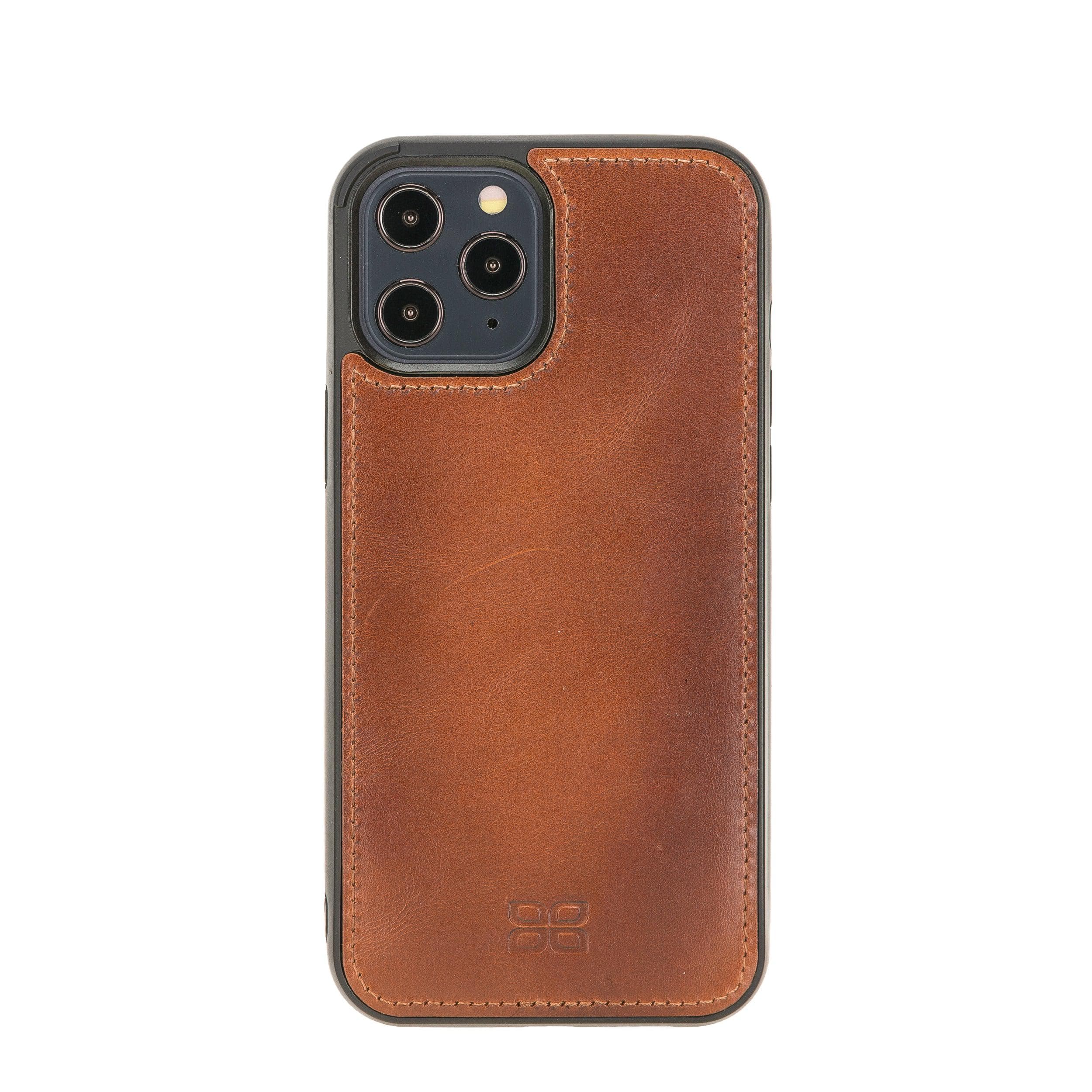 Magic iPhone 12 / 12 Pro Genuine Leather Detachable Wallet Case
