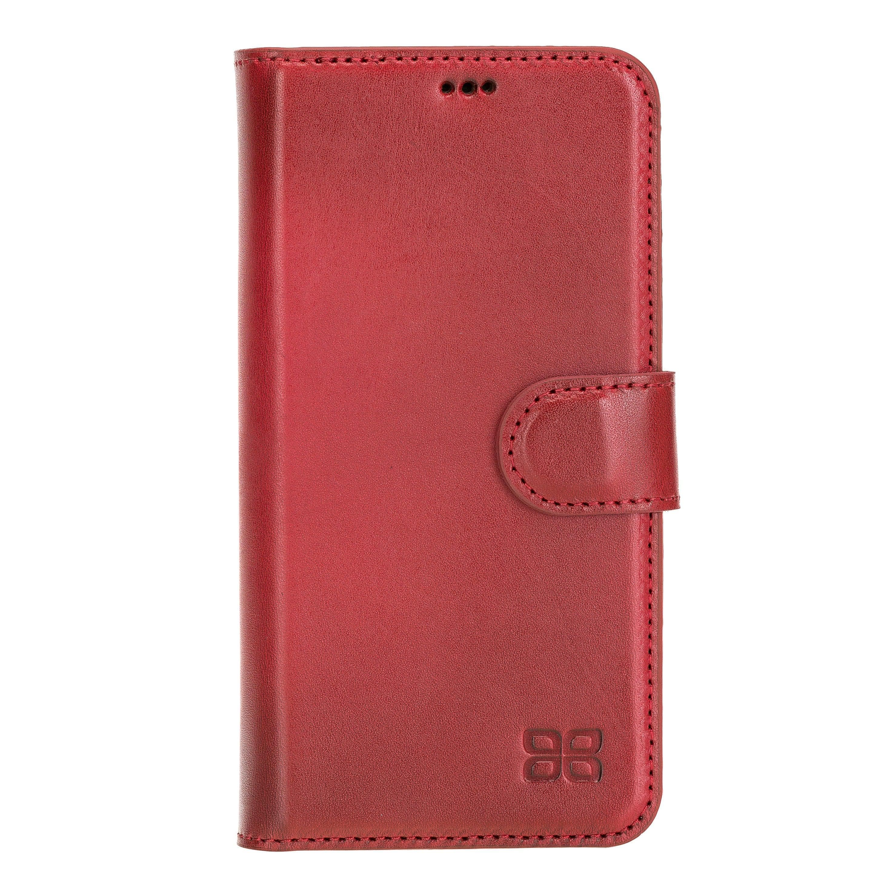 Magic iPhone 12 Mini Genuine Leather Detachable Wallet Case