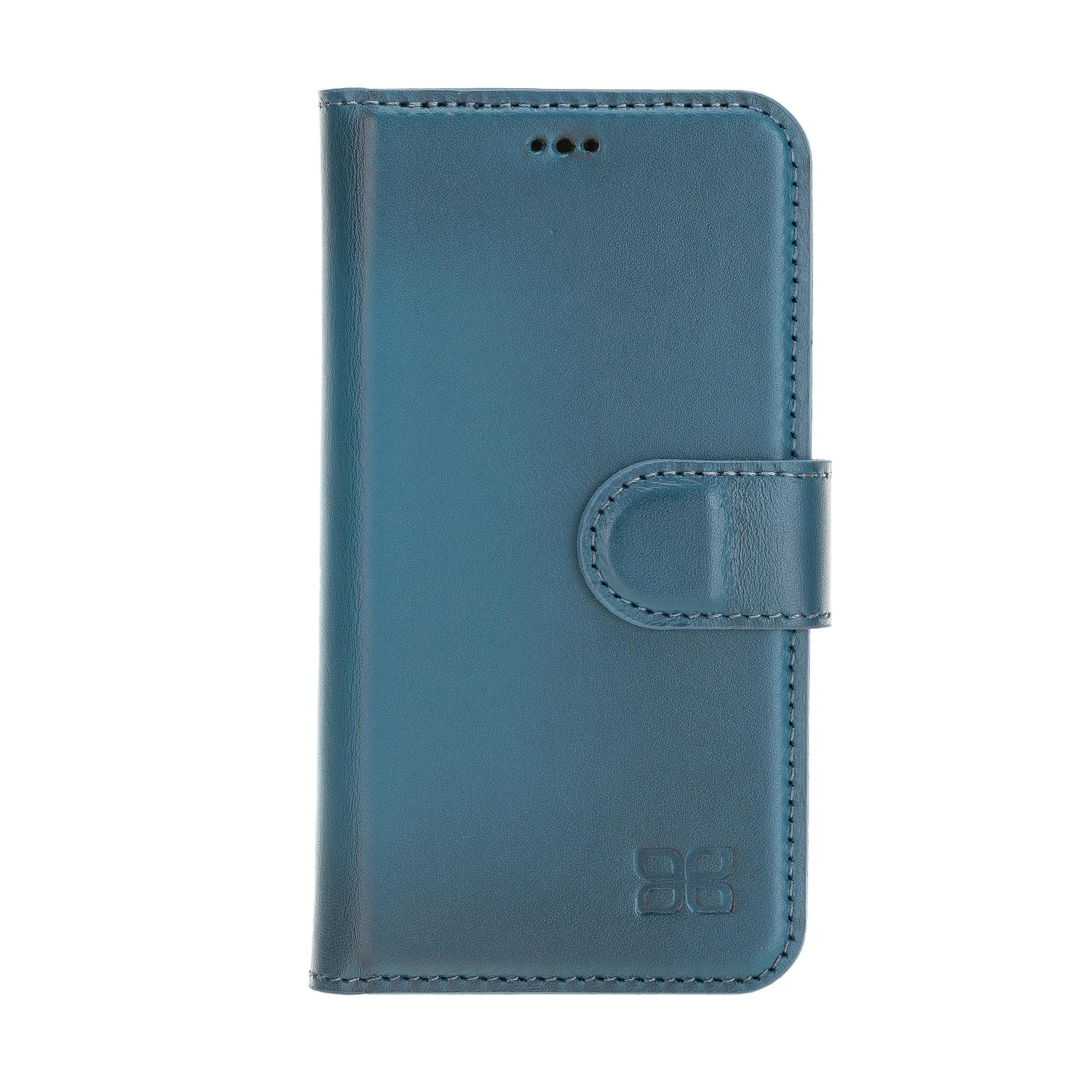 Magic iPhone 12 / 12 Pro Genuine Leather Detachable Wallet Case
