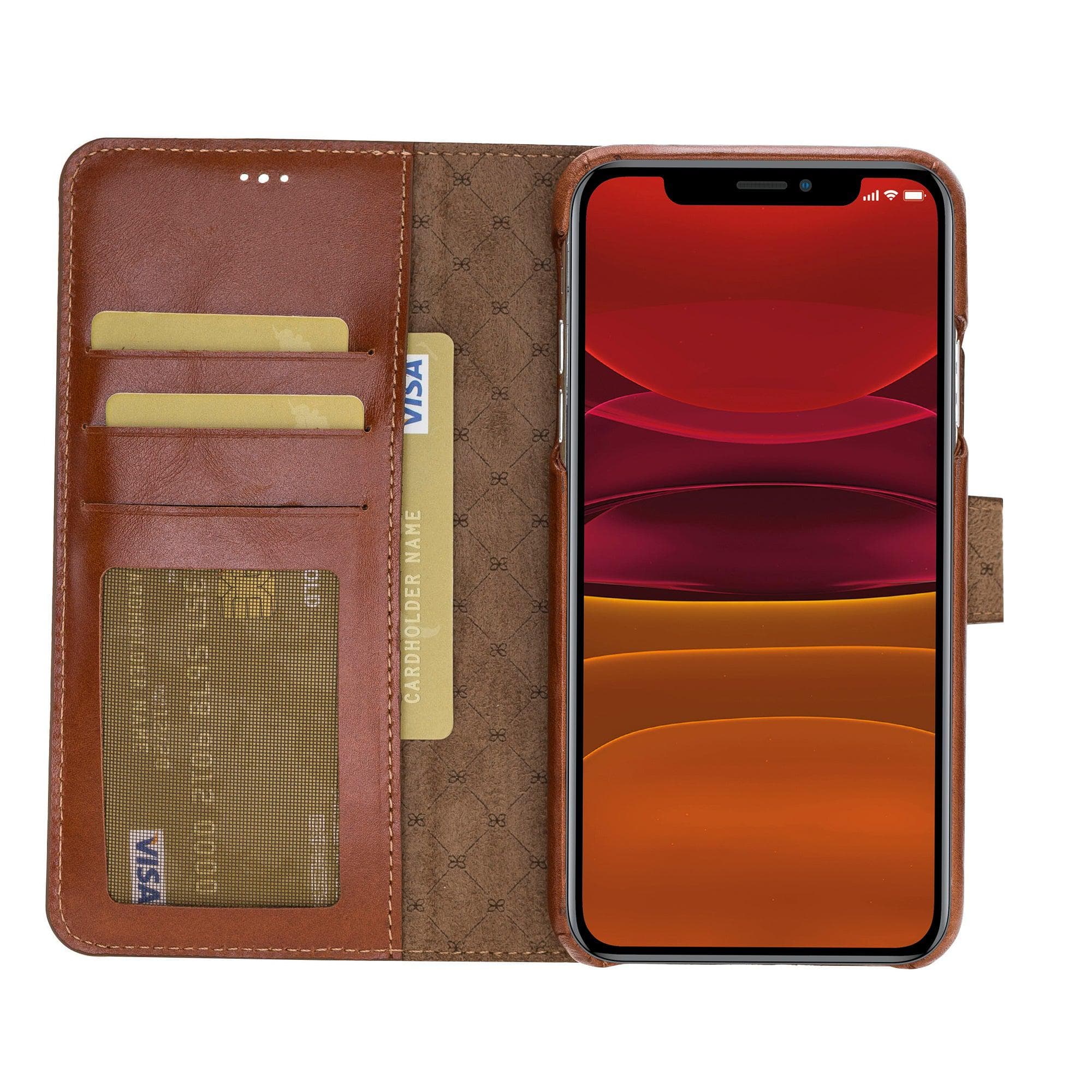 F360 Magic Genuine Leather iPhone 11 Pro Max Detachable Wallet Case