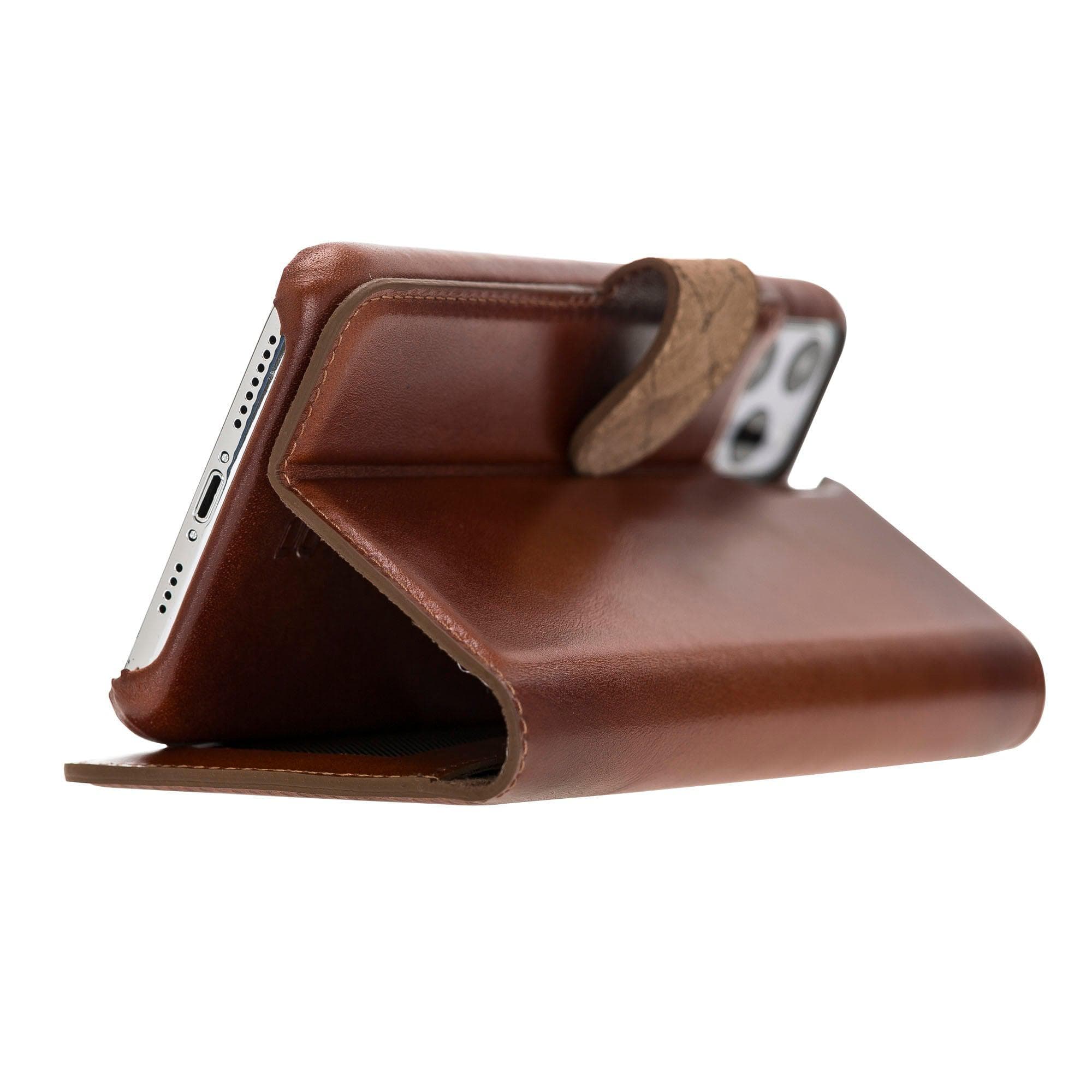 F360 Magic Genuine Leather iPhone 11 Pro Max Detachable Wallet Case