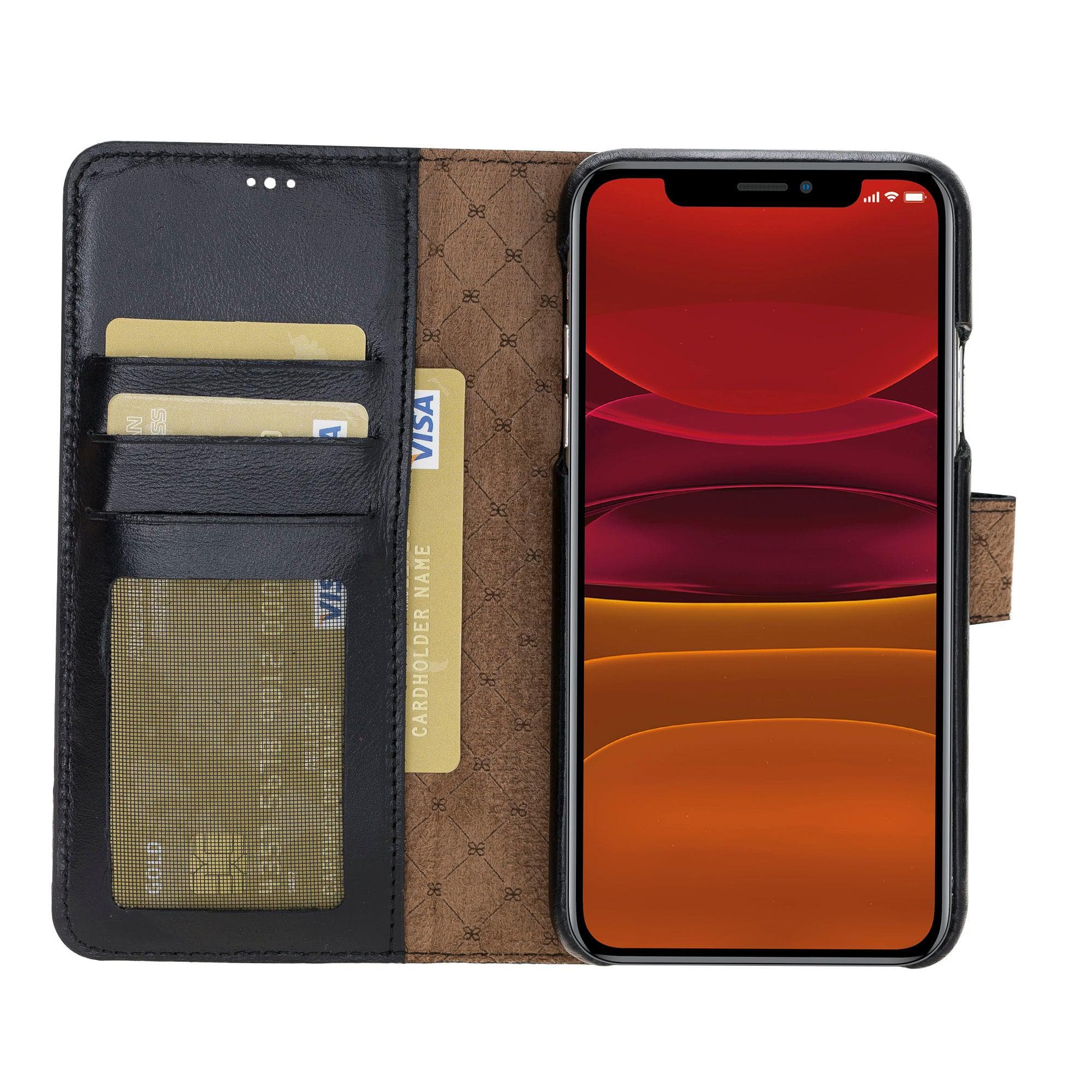 F360 Magic Genuine Leather iPhone 11 Pro Detachable Wallet Case