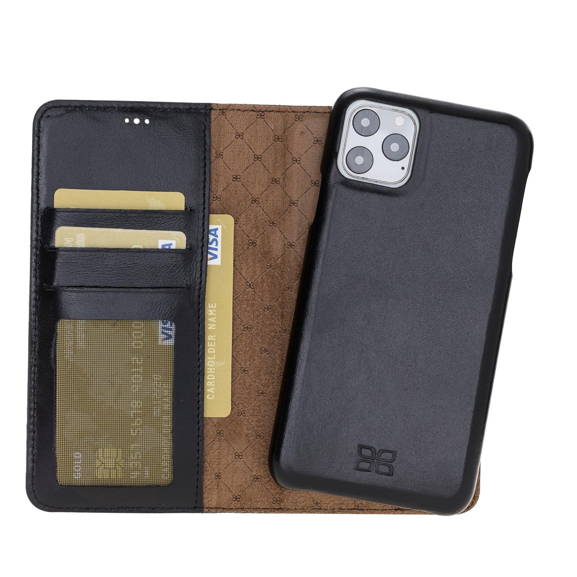 F360 Magic Genuine Leather iPhone 11 Pro Max Detachable Wallet Case