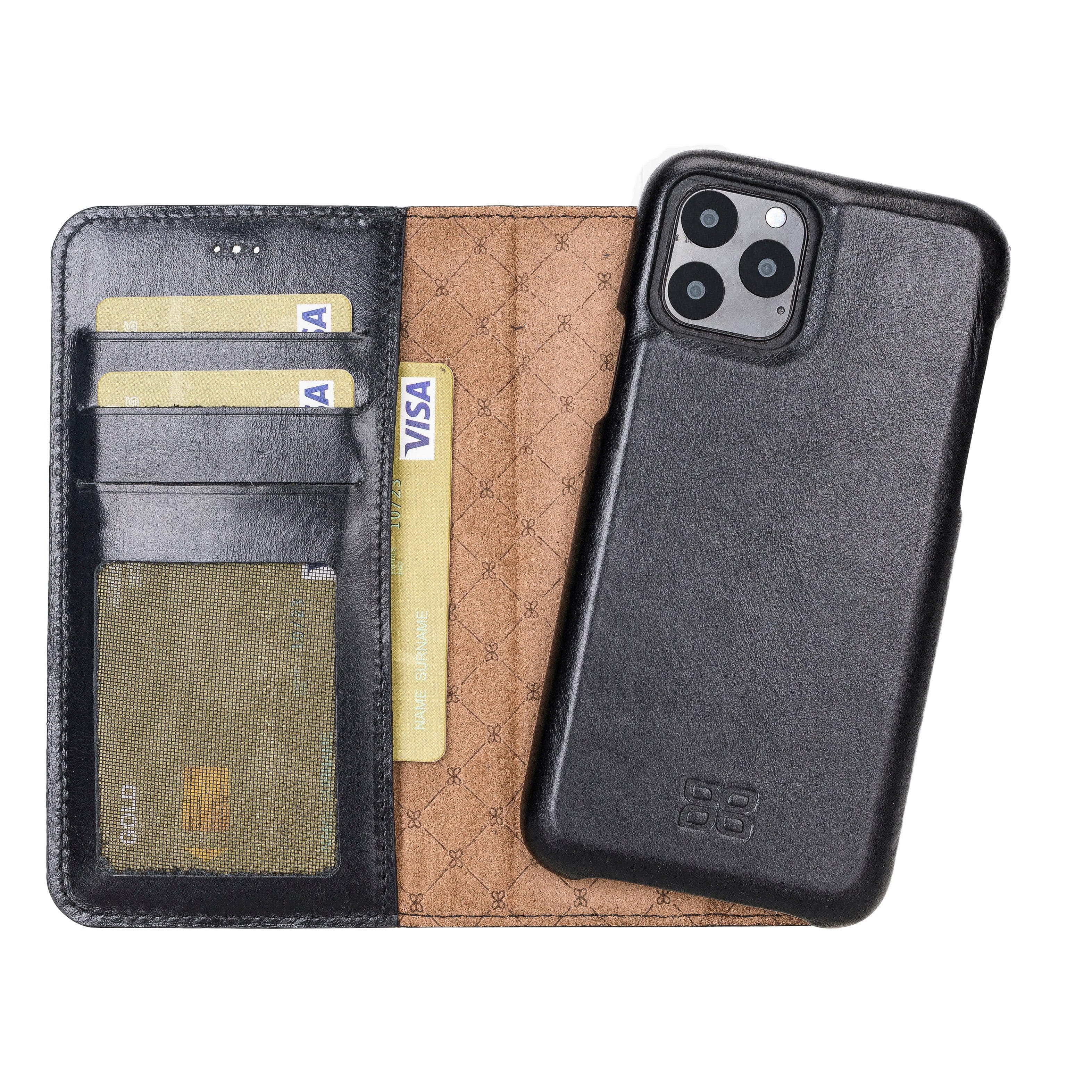 F360 Magic Genuine Leather iPhone 11 Pro Detachable Wallet Case