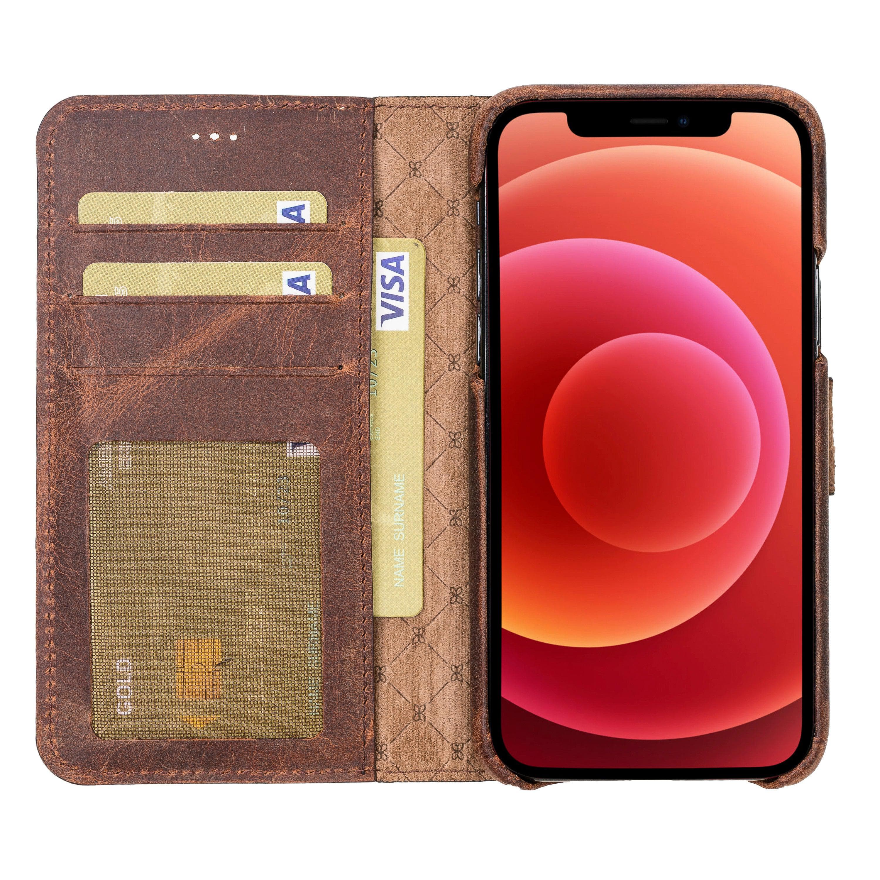 F360 Magic Genuine Leather iPhone 11 Pro Max Detachable Wallet Case