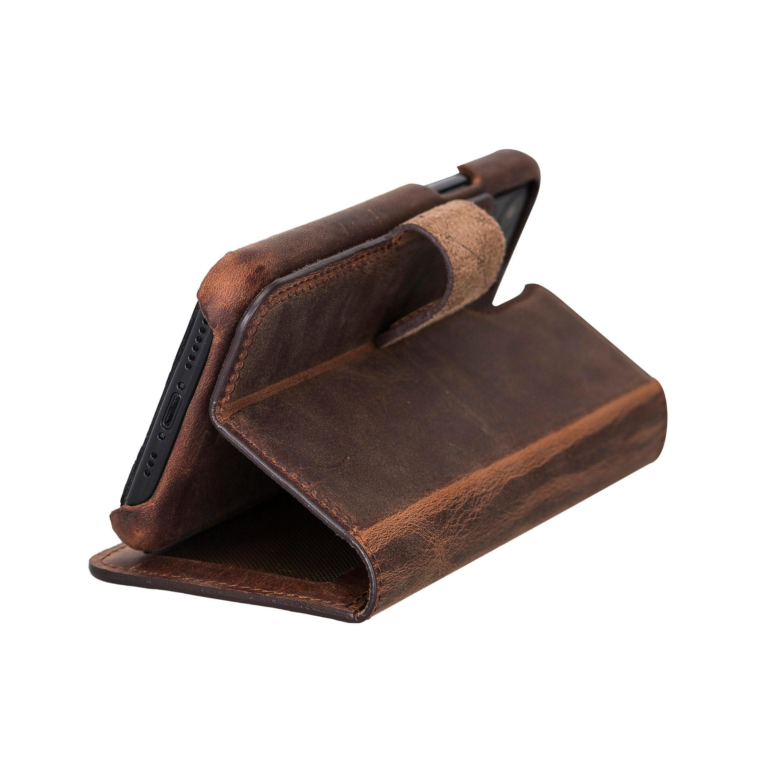 F360 Magic Genuine Leather iPhone 12 Mini Detachable Wallet Case