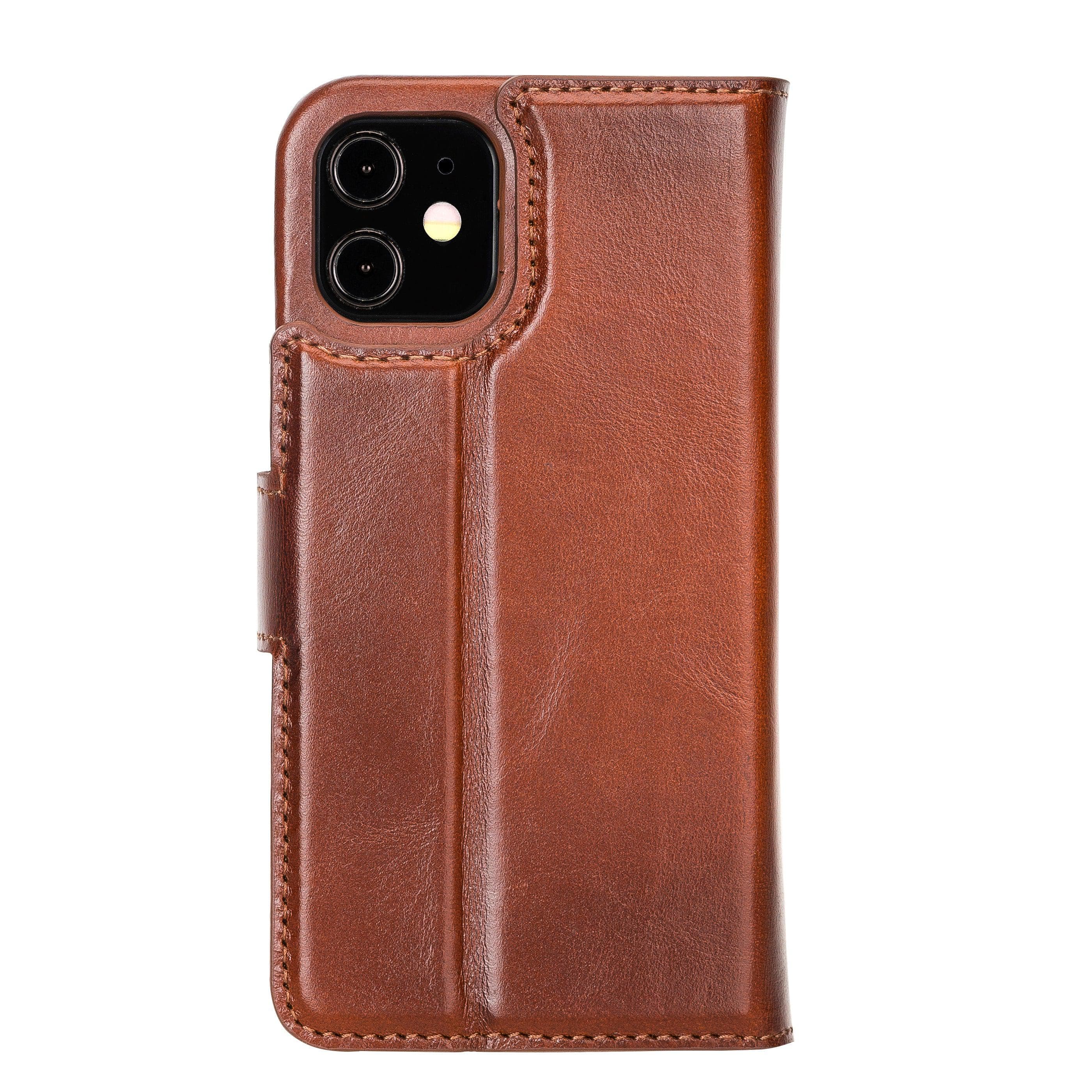 F360 Magic Genuine Leather iPhone 12 Pro / iPhone 12 Detachable Wallet Case