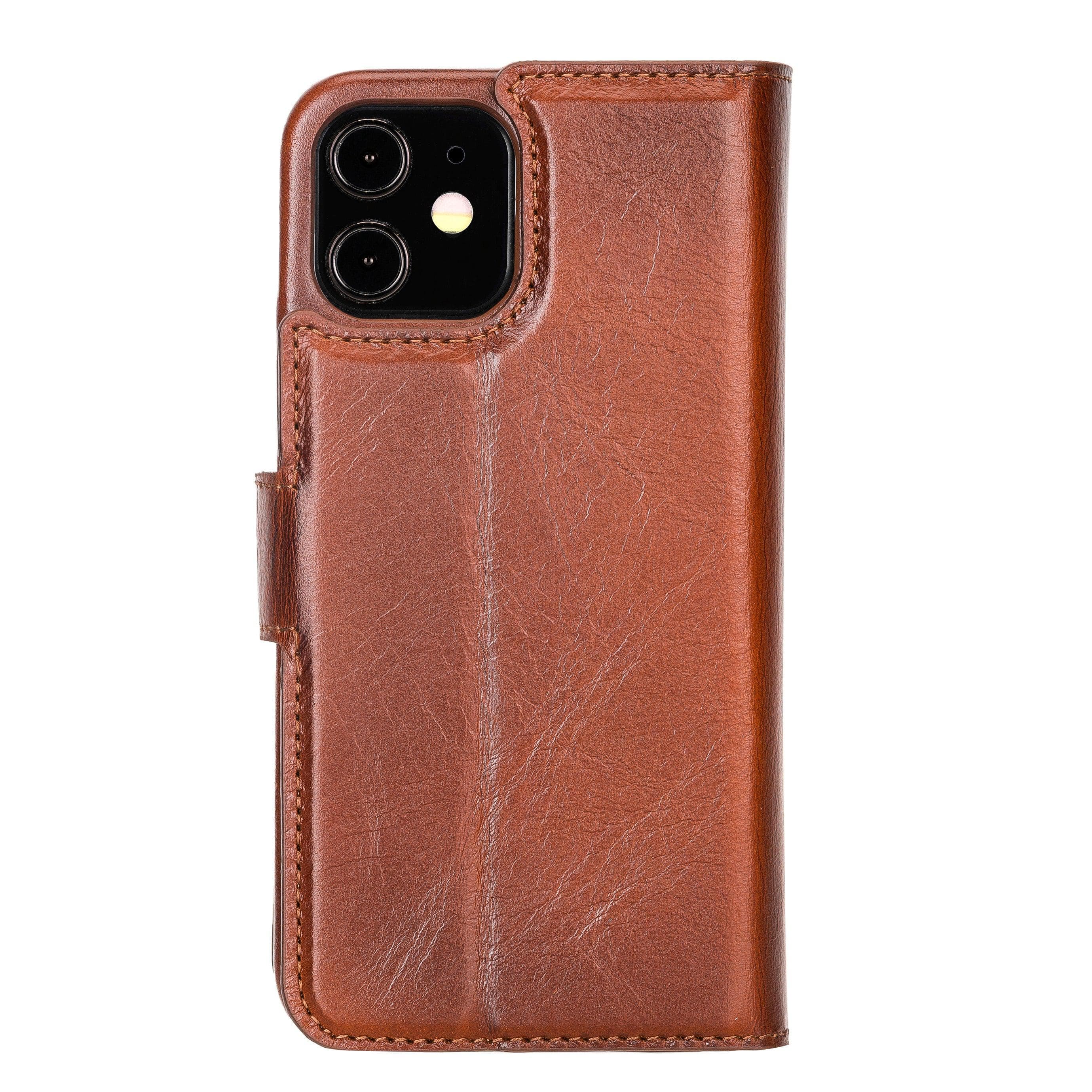 F360 Magic Genuine Leather iPhone 12 Mini Detachable Wallet Case
