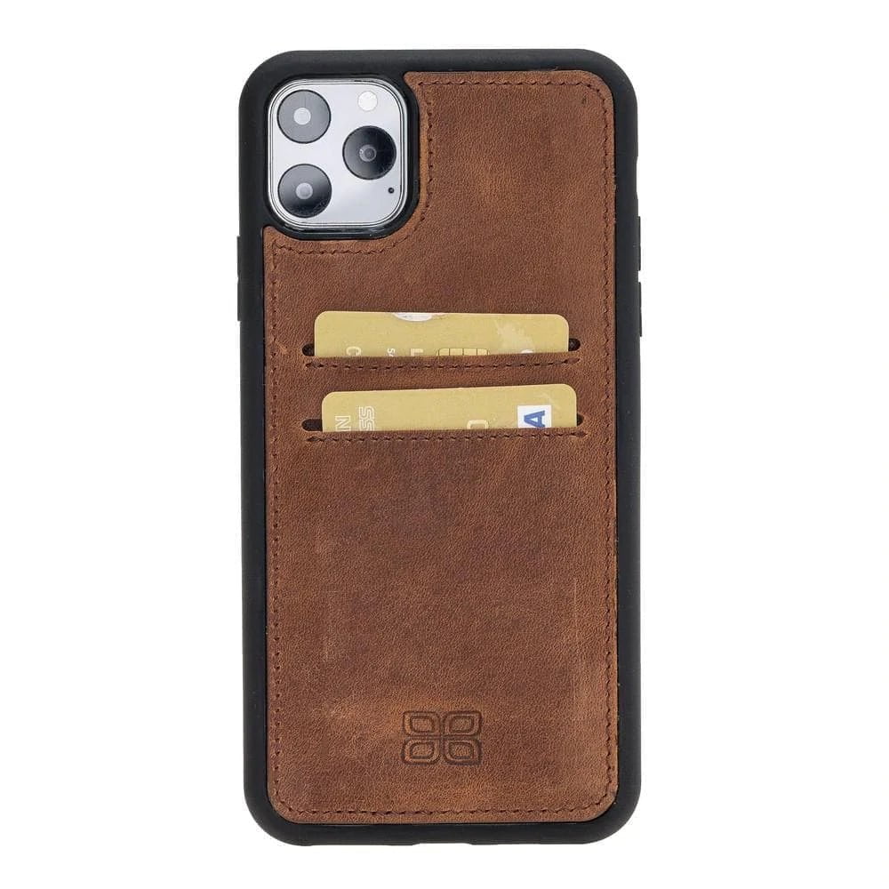 Flex Cover Genuine Leather iPhone 11 Pro Max Case with Card Holder