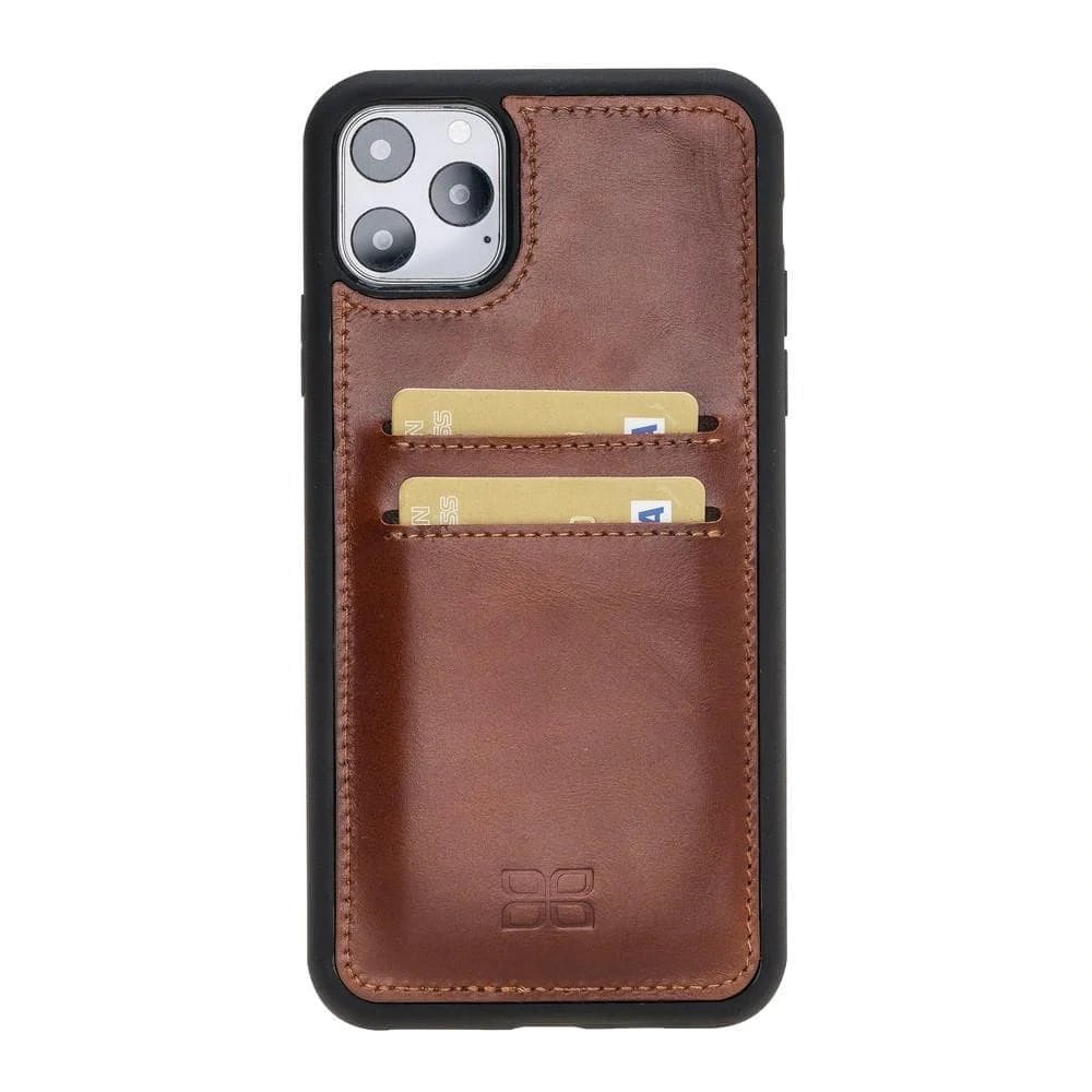 Flex Cover Genuine Leather iPhone 11 Pro Case with Card Holder
