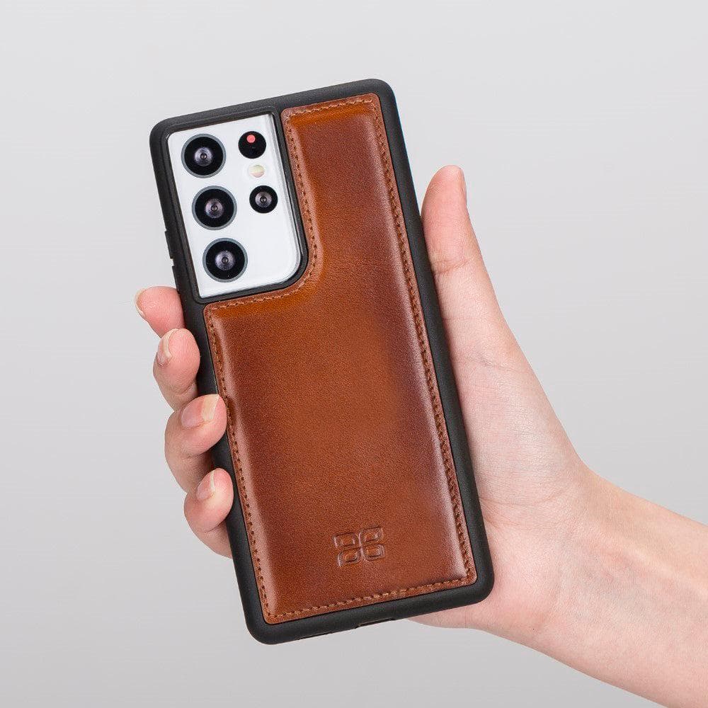 Flex Cover Genuine Leather Samsung Galaxy S21 Ultra Case