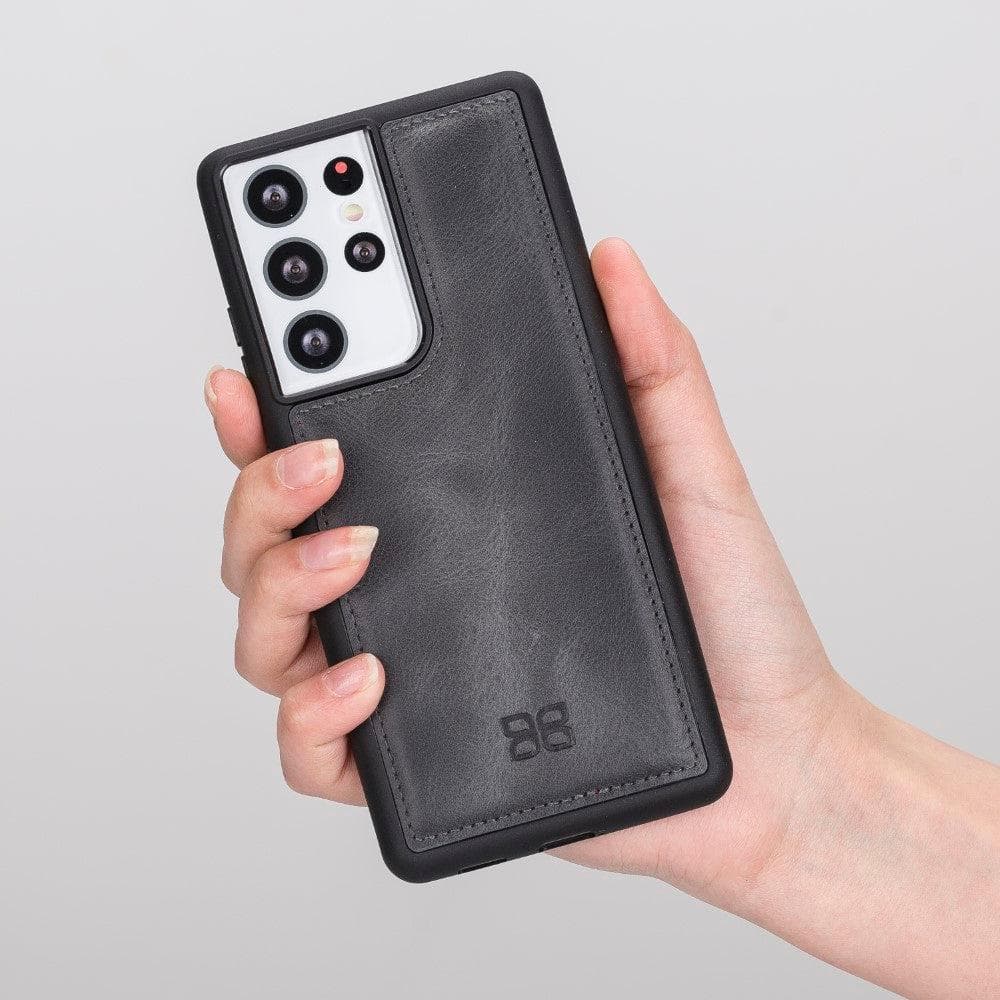 Flex Cover Genuine Leather Samsung Galaxy S21 Ultra Case