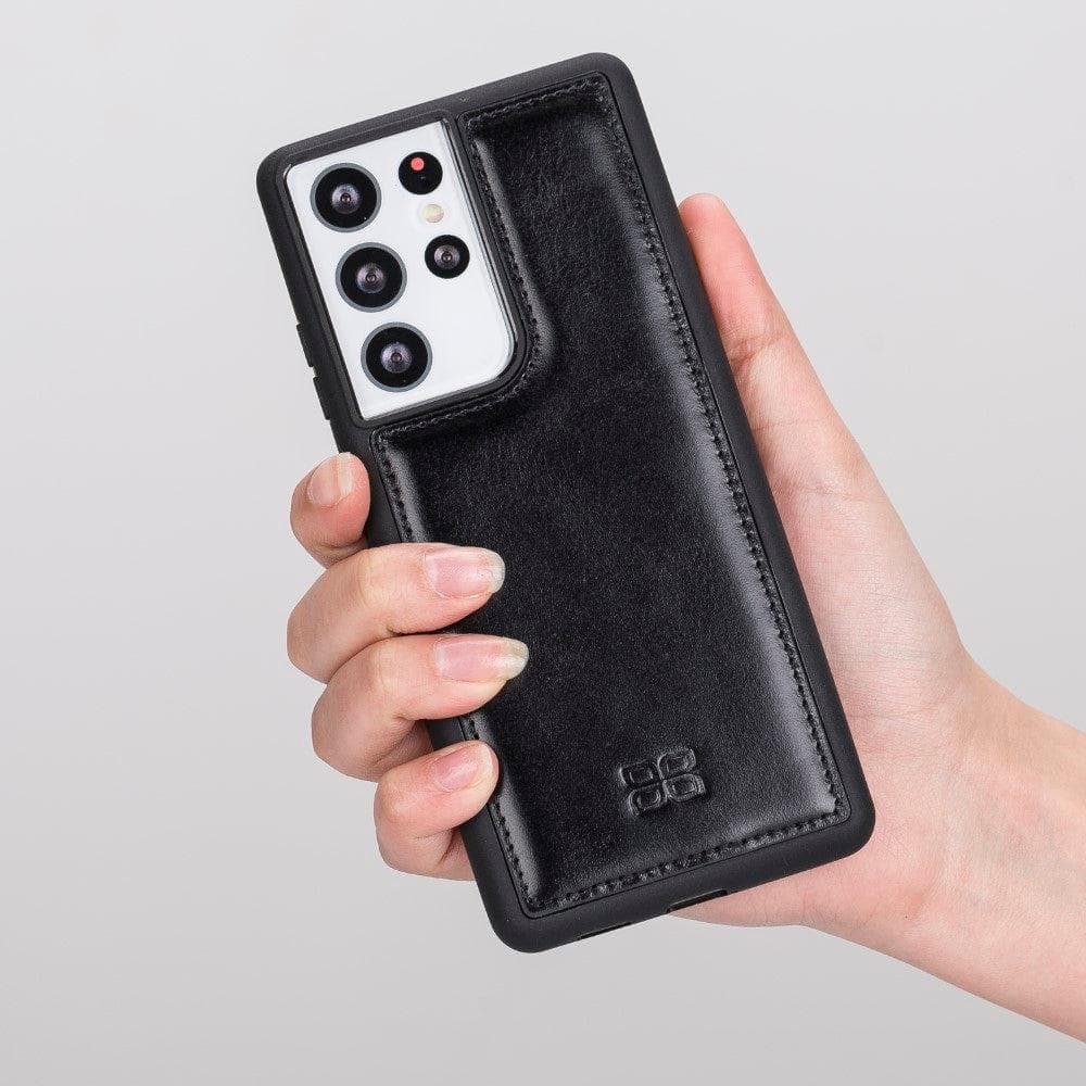 Flex Cover Genuine Leather Samsung Galaxy S21 Ultra Case
