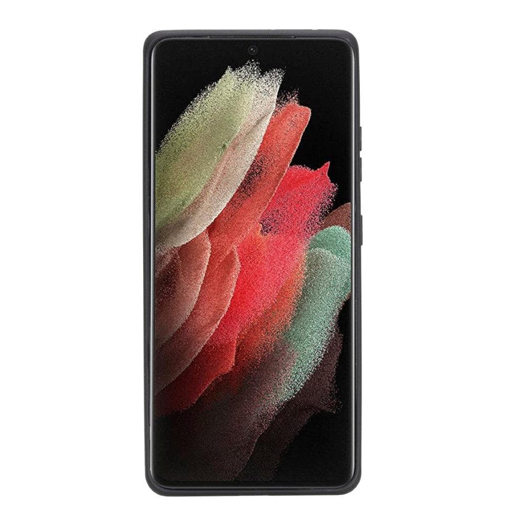 Flex Cover Hakiki Deri Samsung Galaxy S21 Plus Kılıf Kartlıklı