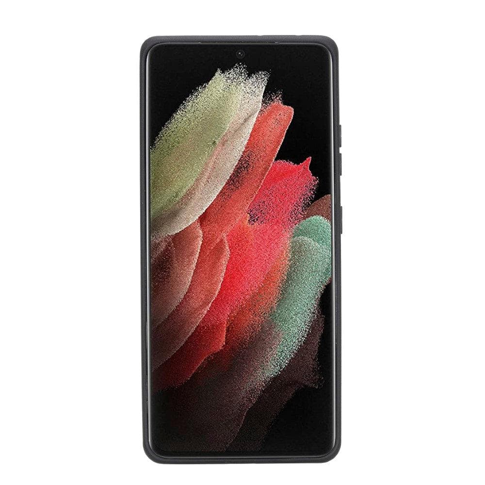Flex Cover Hakiki Deri Samsung Galaxy S21 Plus Kılıf Kartlıklı