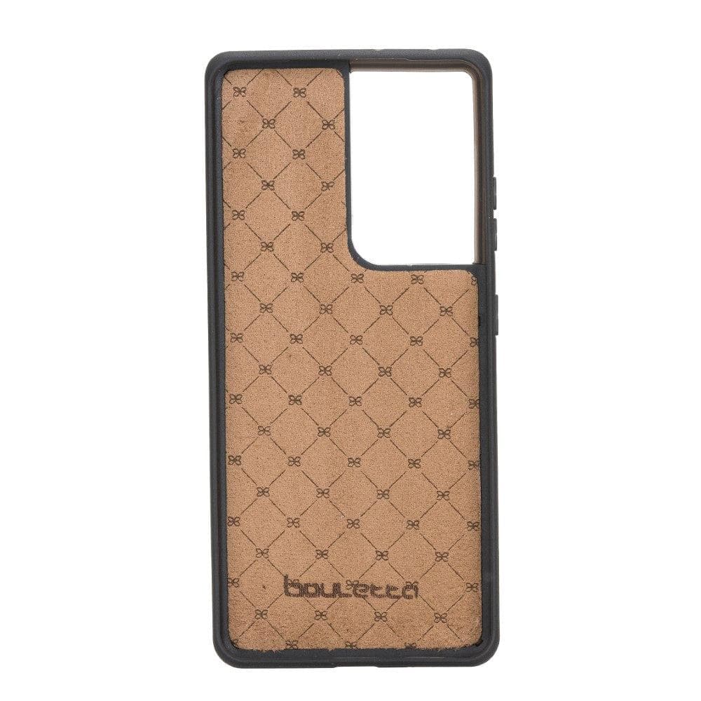 Flex Cover Genuine Leather Samsung Galaxy S21 Case with Card Holder