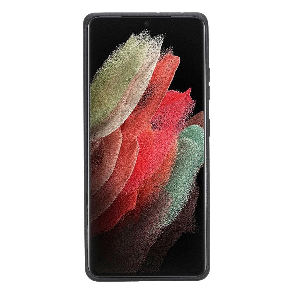 Flex Cover Hakiki Deri Samsung Galaxy S21 Plus Kılıf Kartlıklı