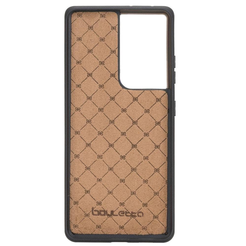 Flex Cover Genuine Leather Samsung Galaxy S21 Case with Card Holder