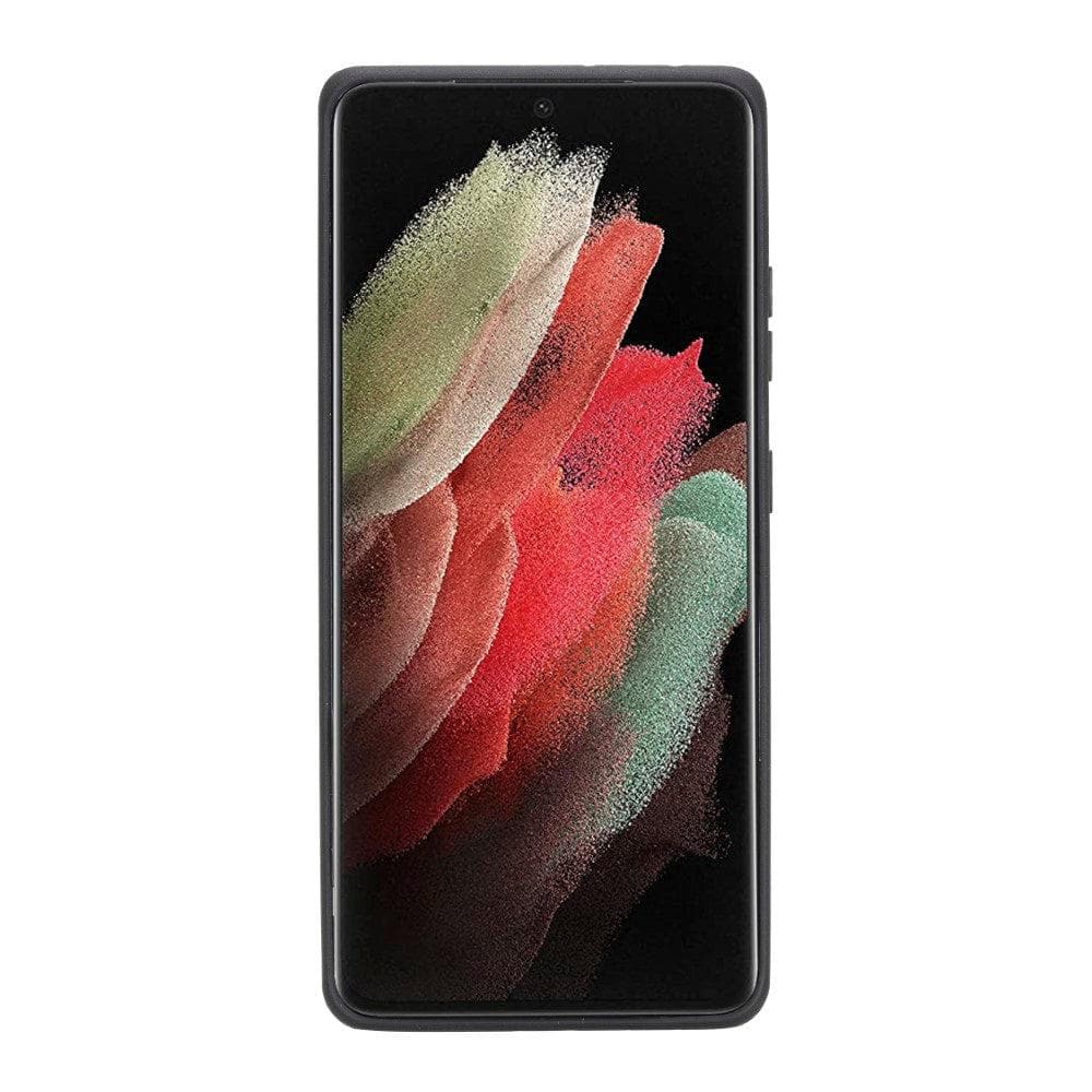 Flex Cover Hakiki Deri Samsung Galaxy S21 Plus Kılıf Kartlıklı