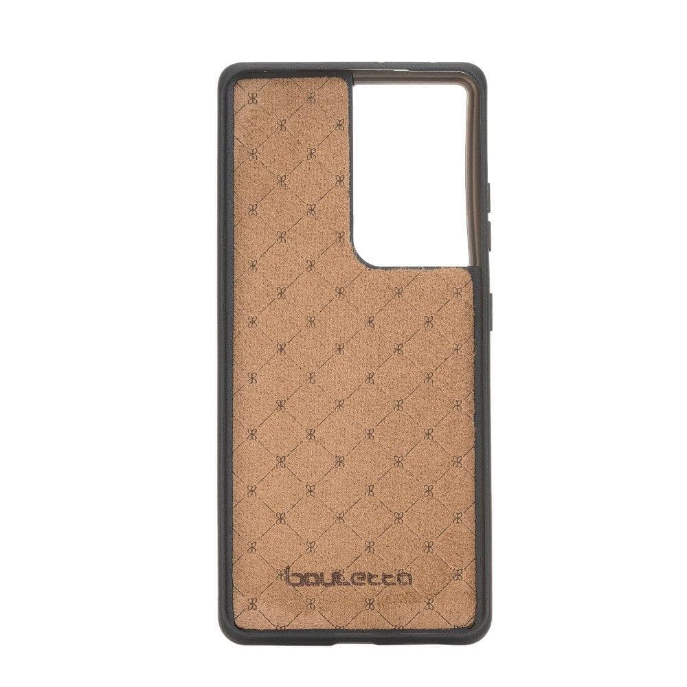 Flex Cover Genuine Leather Samsung Galaxy S21 Case with Card Holder