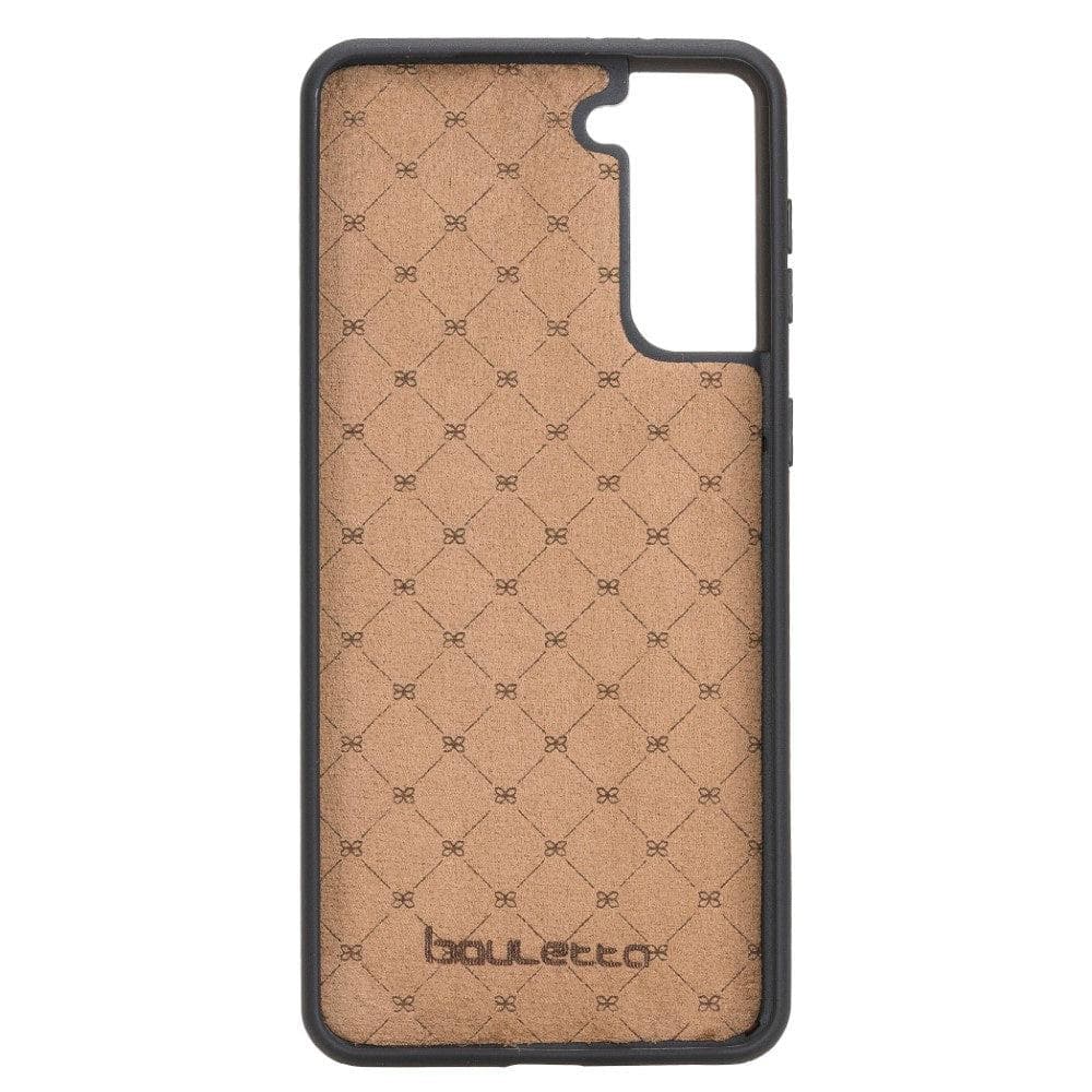 Flex Cover Genuine Leather Samsung Galaxy S21 Case with Card Holder