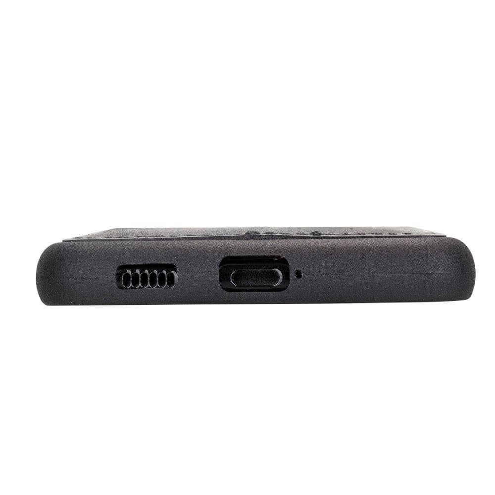 Flex Cover Hakiki Deri Samsung Galaxy S21 Plus Kılıf Kartlıklı
