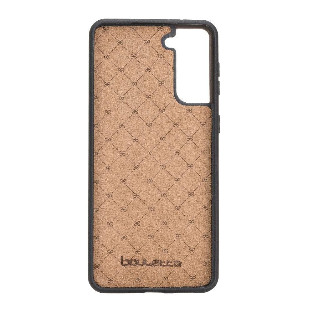 Flex Cover Genuine Leather Samsung Galaxy S21 Case with Card Holder