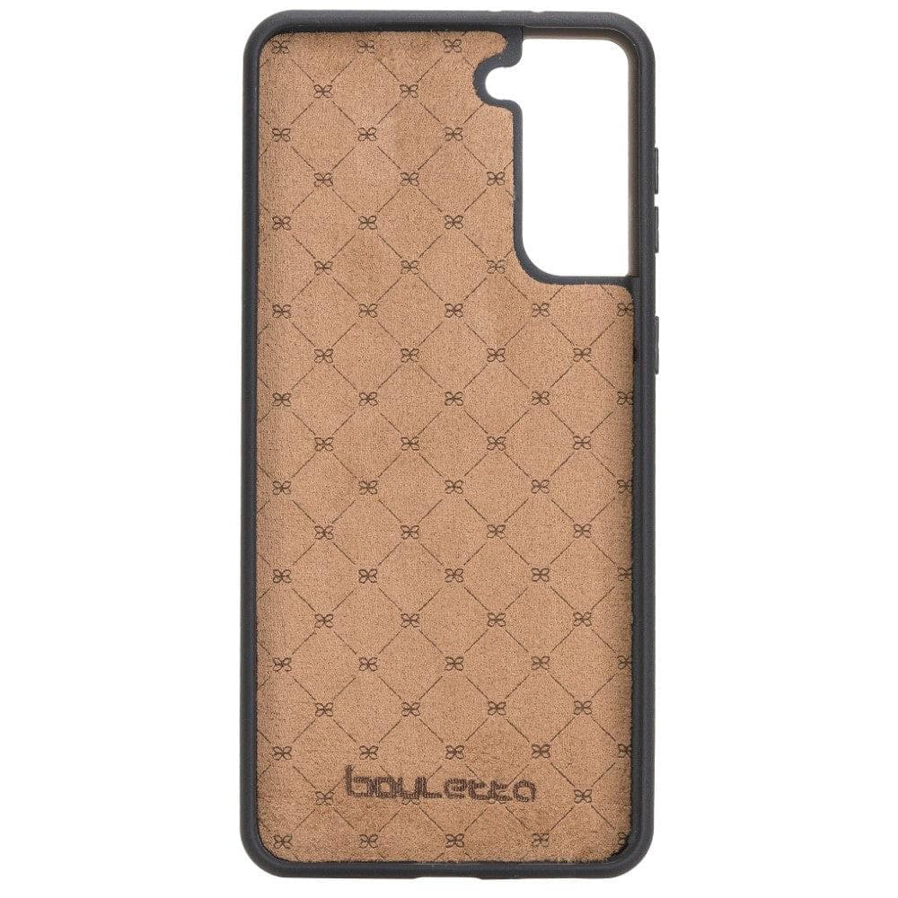 Flex Cover Genuine Leather Samsung Galaxy S21 Case with Card Holder