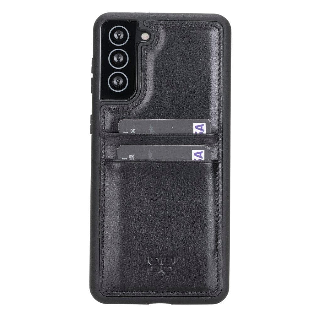 Flex Cover Hakiki Deri Samsung Galaxy S21 Plus Kılıf Kartlıklı