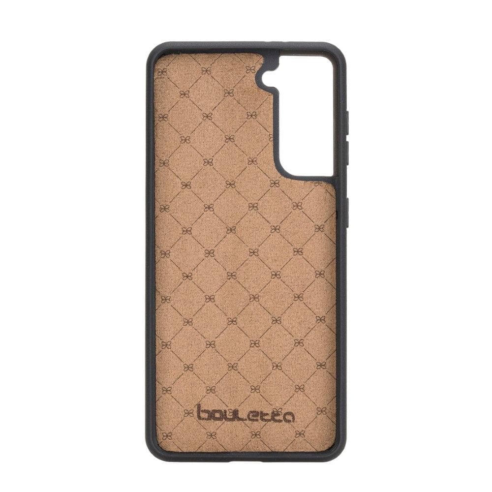 Flex Cover Genuine Leather Samsung Galaxy S21 Case with Card Holder