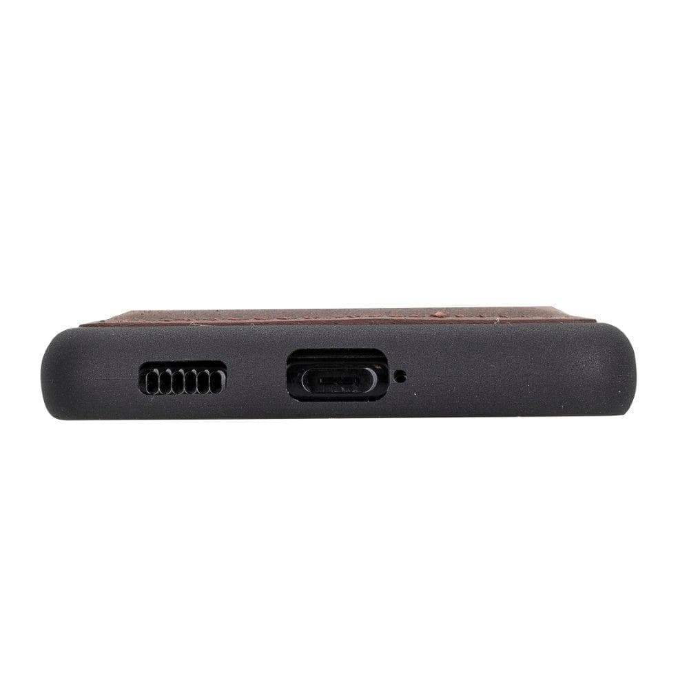 Flex Cover Hakiki Deri Samsung Galaxy S21 Plus Kılıf Kartlıklı