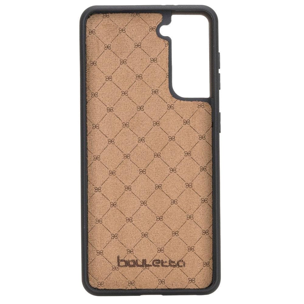 Flex Cover Genuine Leather Samsung Galaxy S21 Case with Card Holder
