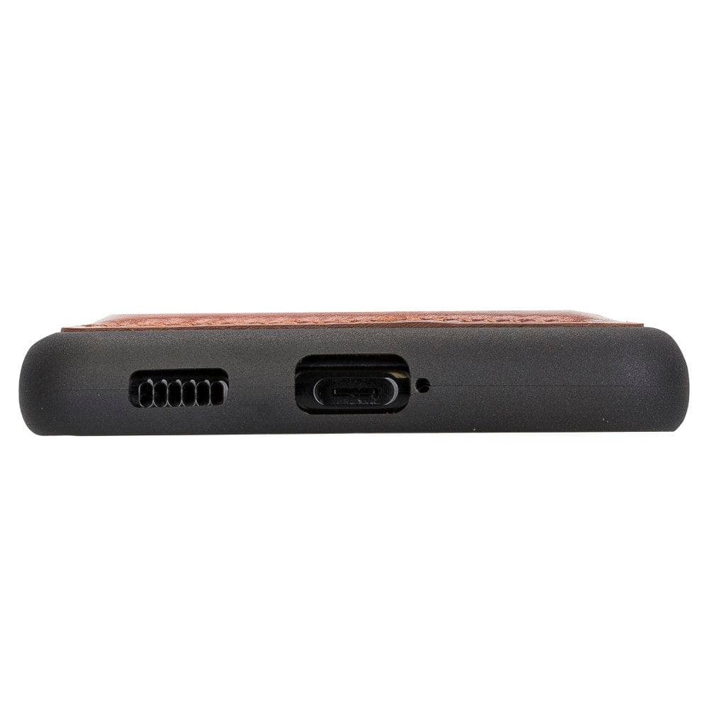 Flex Cover Hakiki Deri Samsung Galaxy S21 Plus Kılıf Kartlıklı