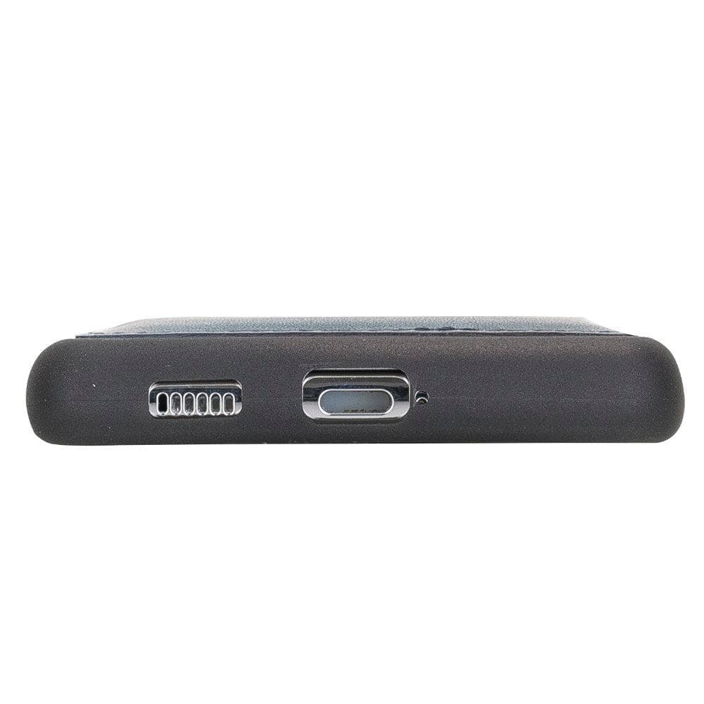 Flex Cover Genuine Leather Samsung Galaxy S21 Case with Card Holder