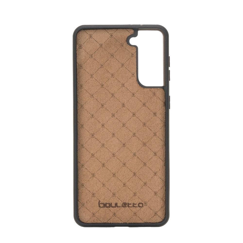 Flex Cover Genuine Leather Samsung Galaxy S21 Case with Card Holder