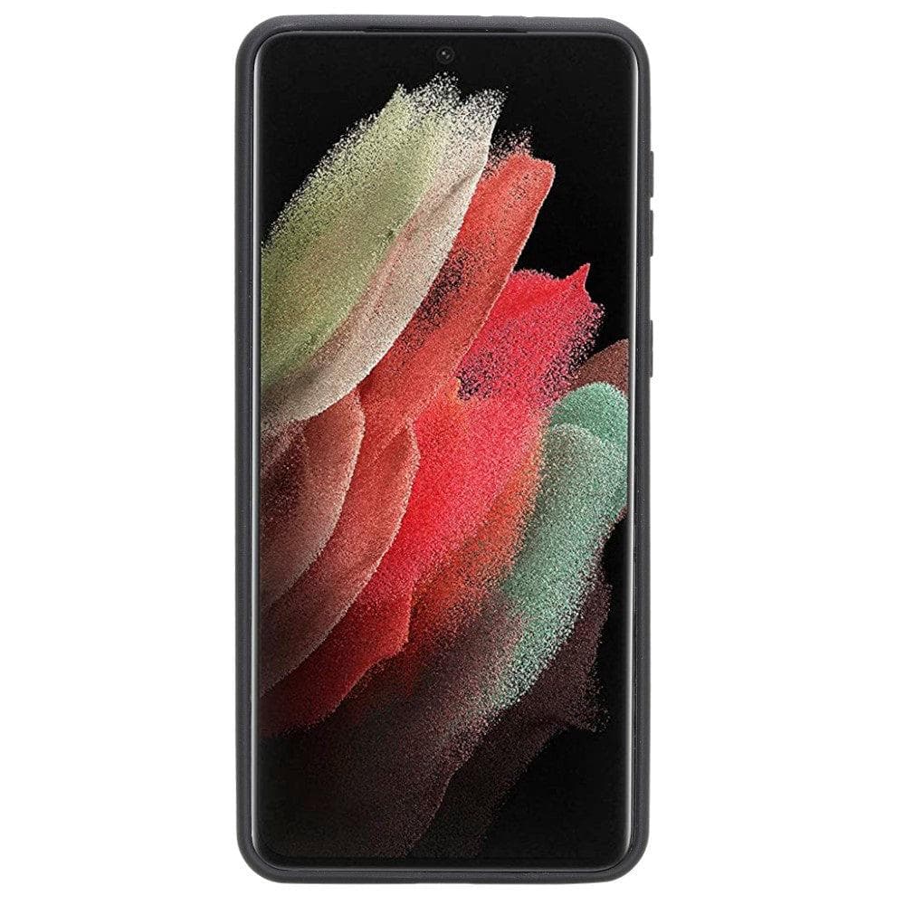 Flex Cover Hakiki Deri Samsung Galaxy S21 Plus Kılıf Kartlıklı