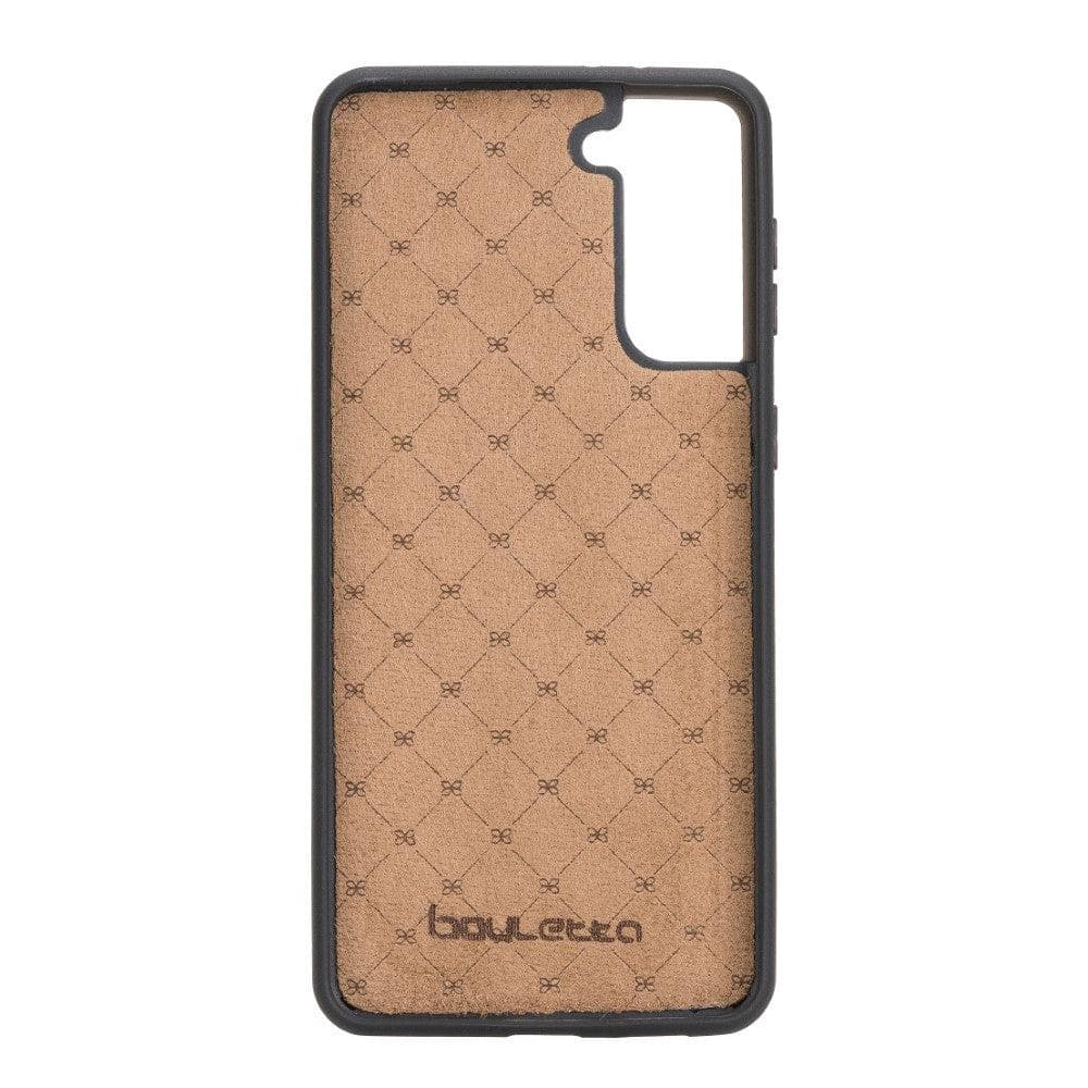 Flex Cover Genuine Leather Samsung Galaxy S21 Case with Card Holder