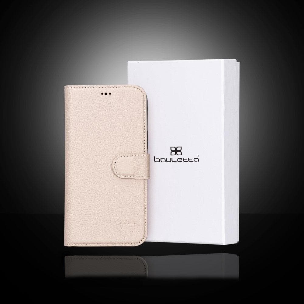 Magic iPhone 13 Detachable Genuine Colorful Leather Wallet Case