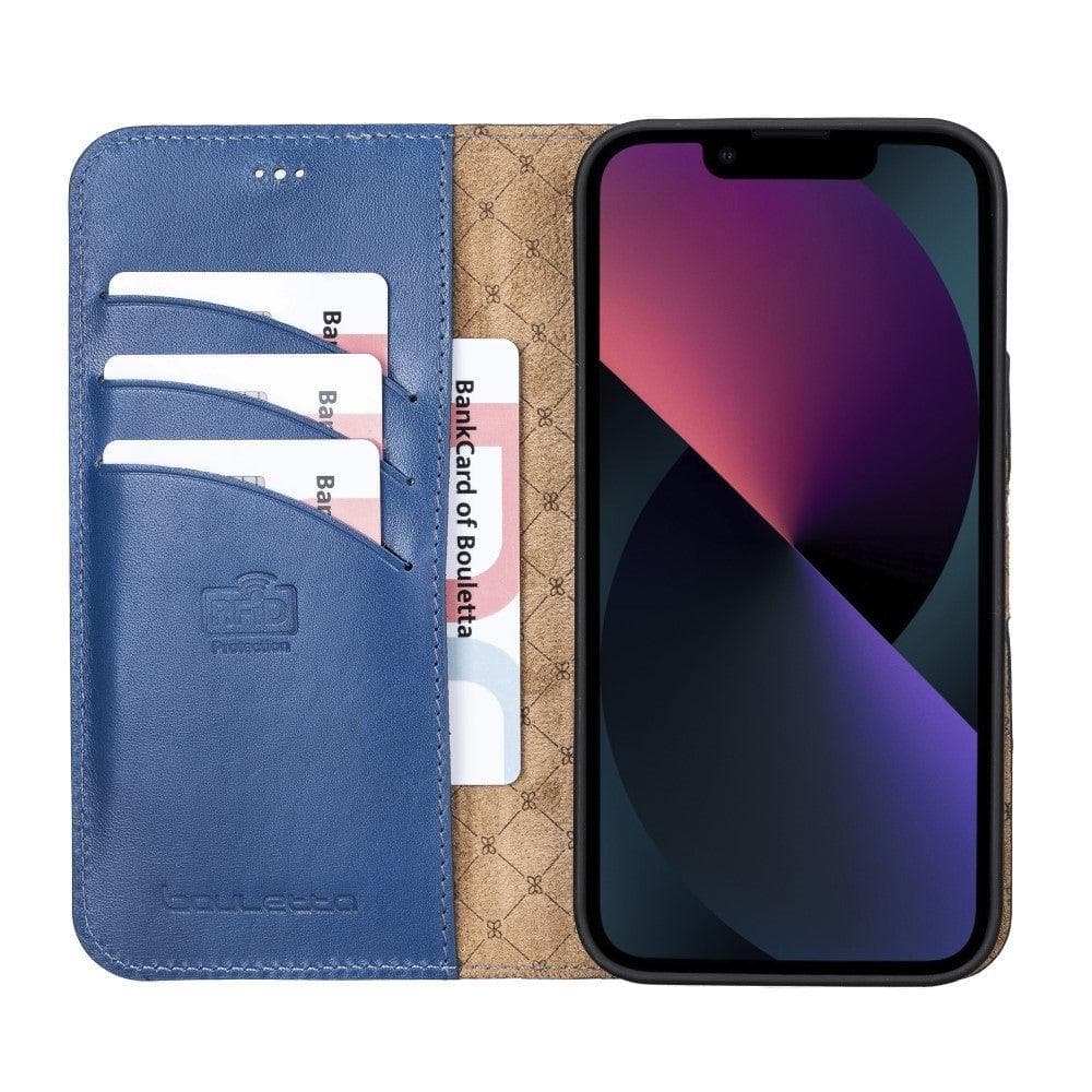 Magic iPhone 13 Pro Çıkarılabilir Orijinal Renkli Deri Cüzdan Kılıf