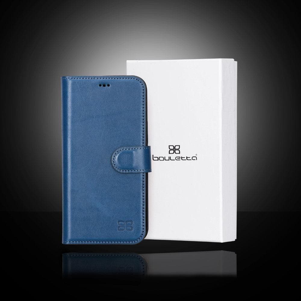 Magic iPhone 13 Detachable Genuine Colorful Leather Wallet Case