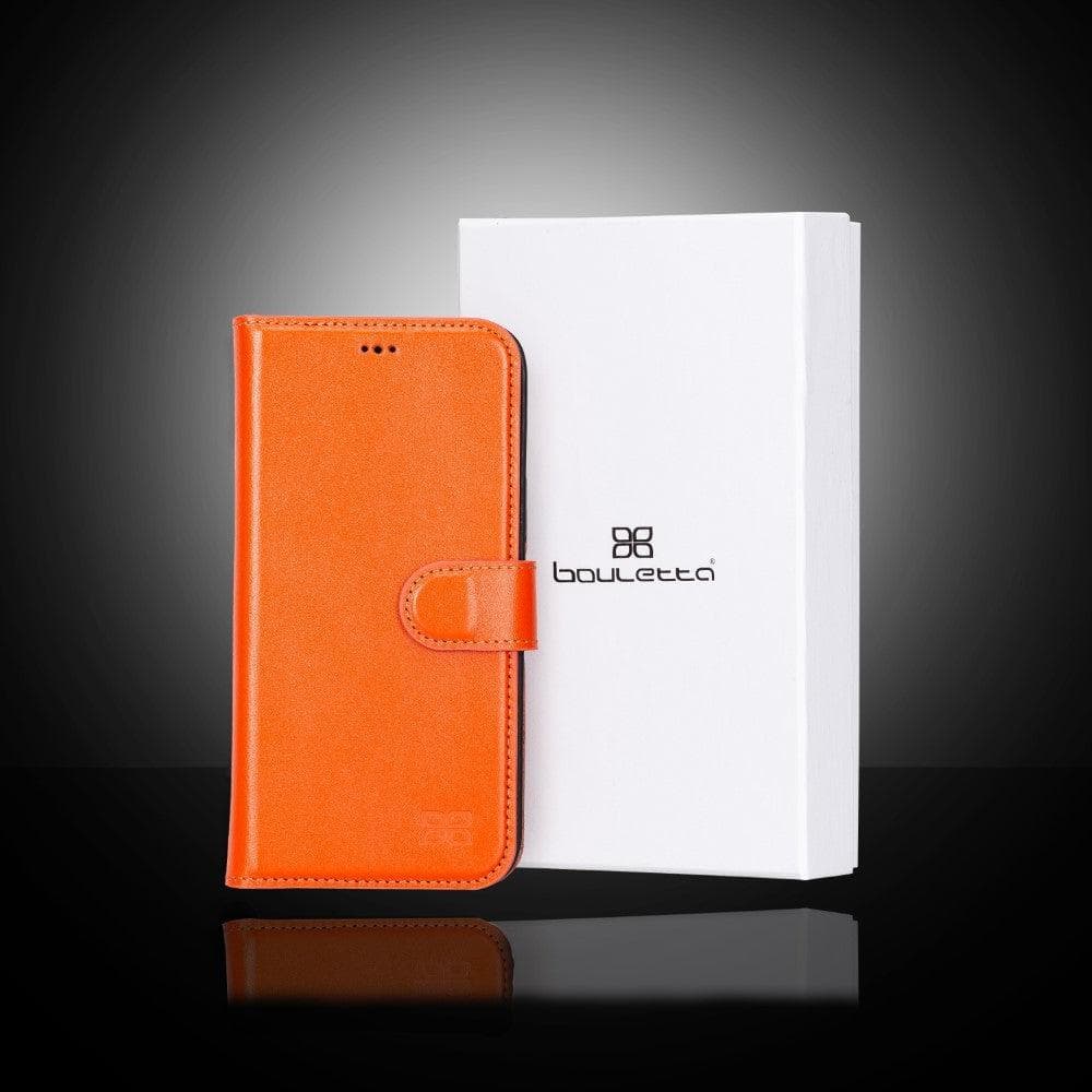 Magic iPhone 13 Detachable Genuine Colorful Leather Wallet Case