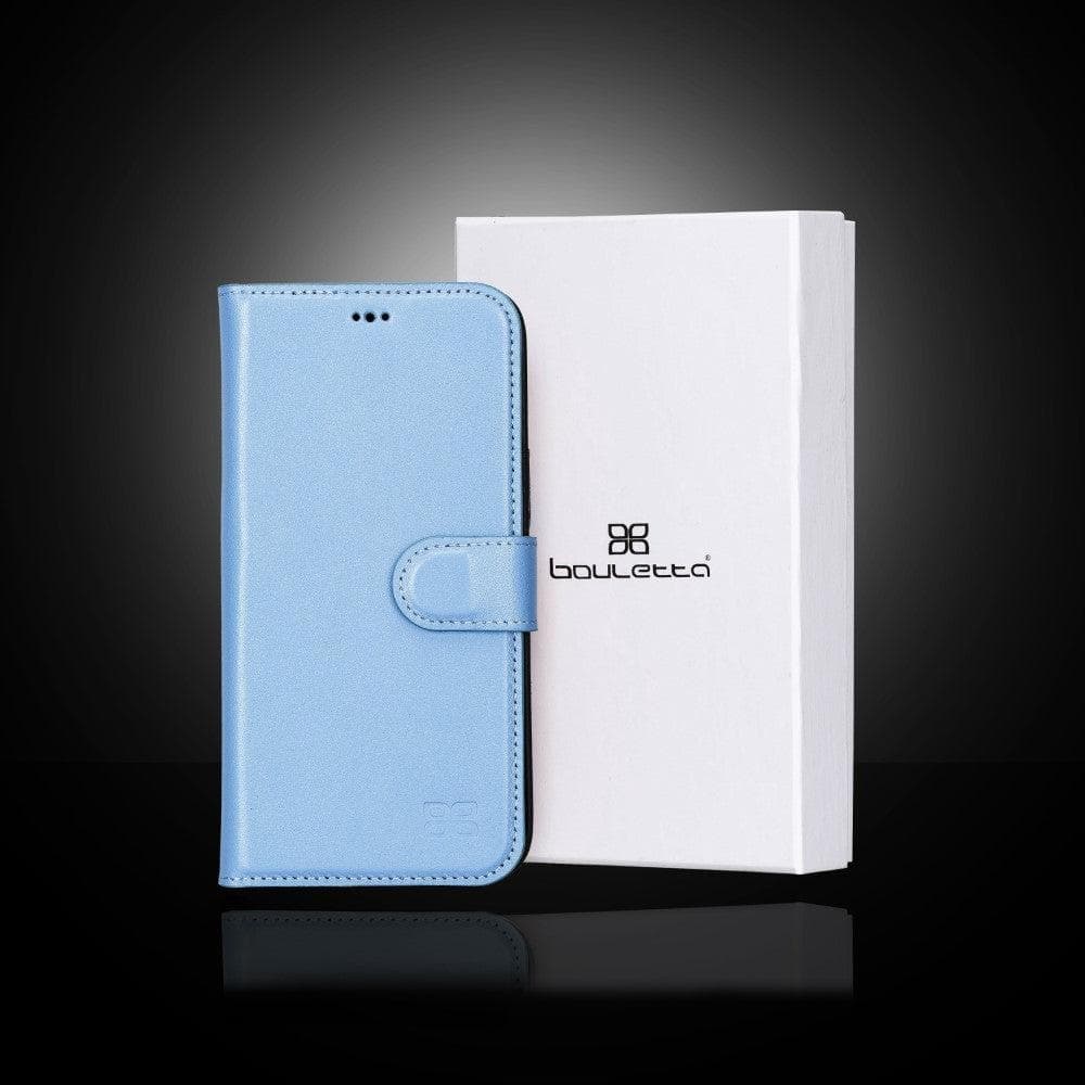 Magic iPhone 13 Detachable Genuine Colorful Leather Wallet Case