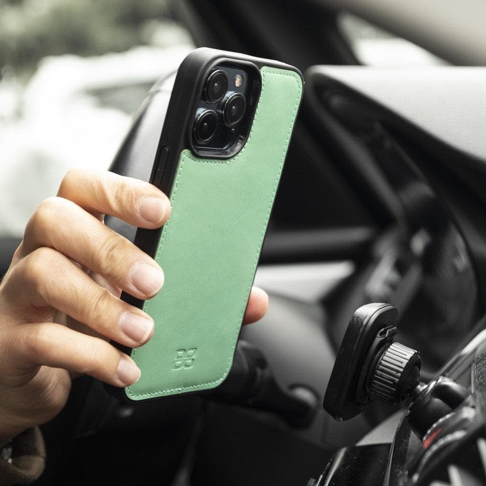 Magic iPhone 13 Detachable Genuine Colorful Leather Wallet Case
