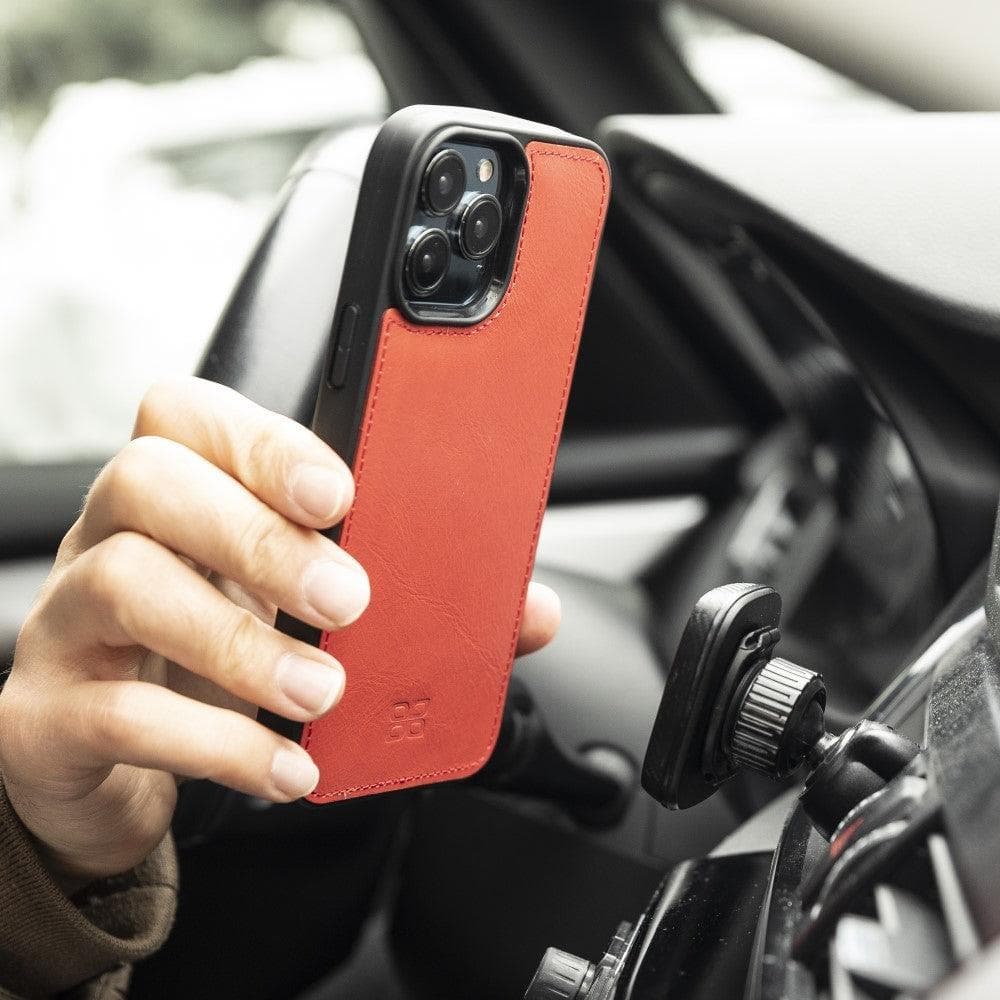 Magic iPhone 13 Detachable Genuine Colorful Leather Wallet Case