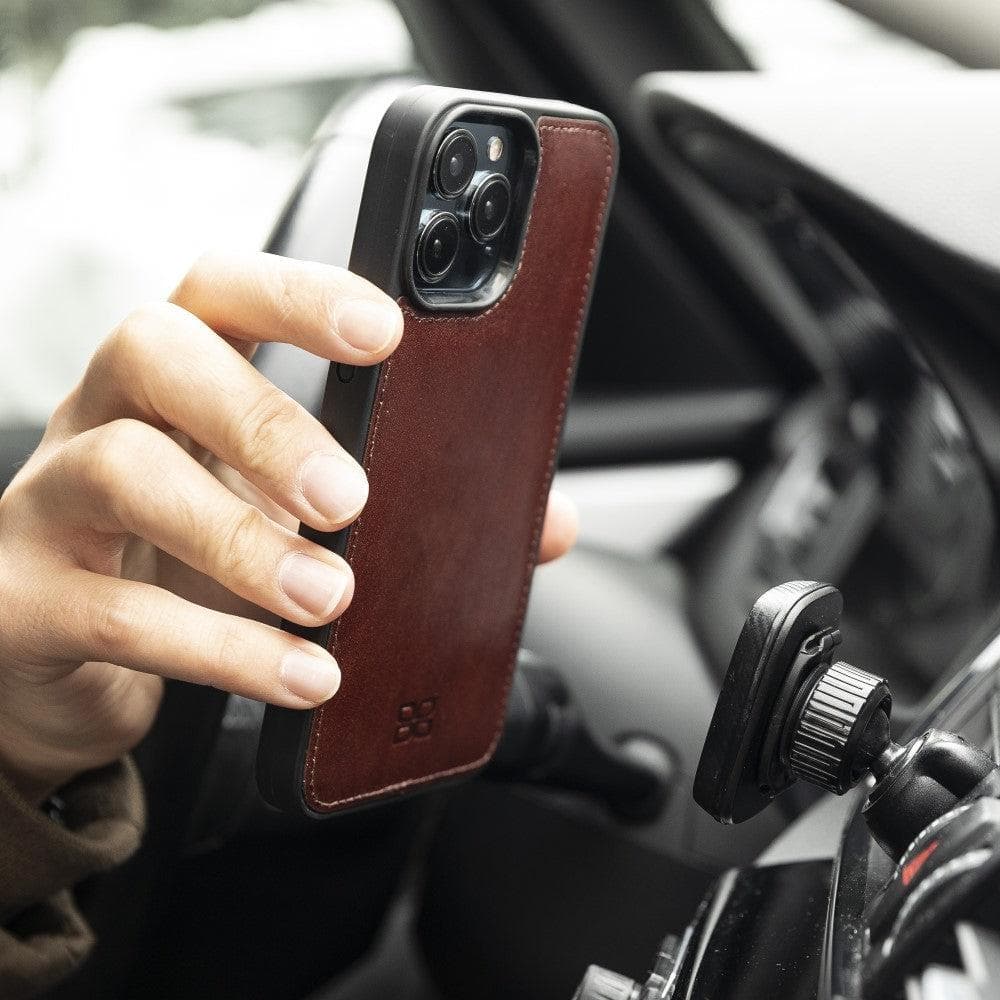 Magic iPhone 13 Detachable Genuine Colorful Leather Wallet Case