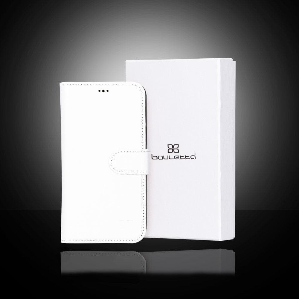 Magic iPhone 13 Detachable Genuine Colorful Leather Wallet Case
