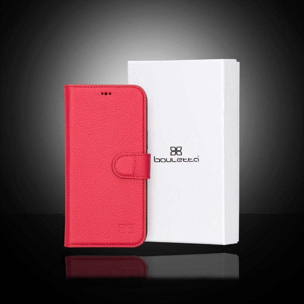 Magic iPhone 13 Detachable Genuine Colorful Leather Wallet Case