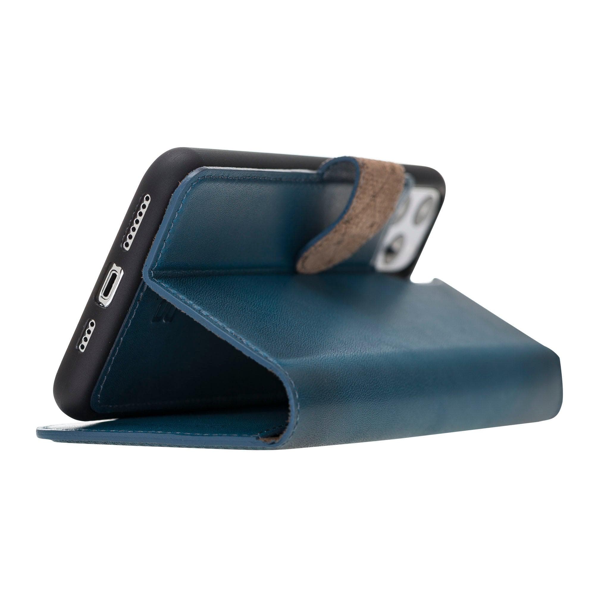 Magic iPhone 11 Pro Genuine Leather Detachable Wallet Case