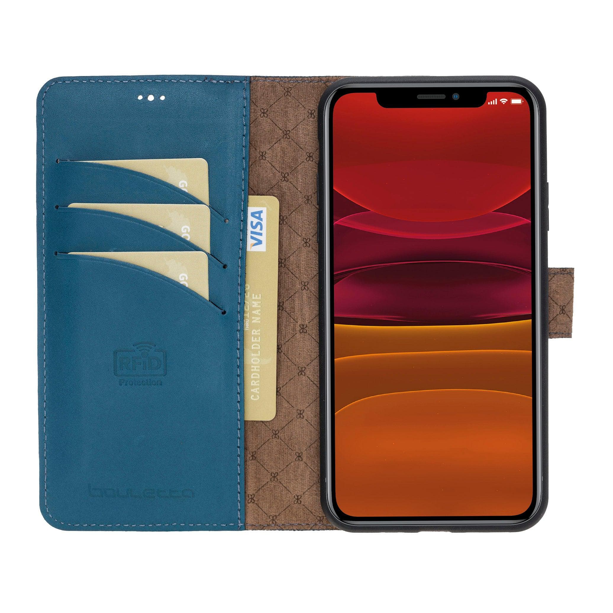 Magic iPhone 11 Genuine Leather Detachable Wallet Case