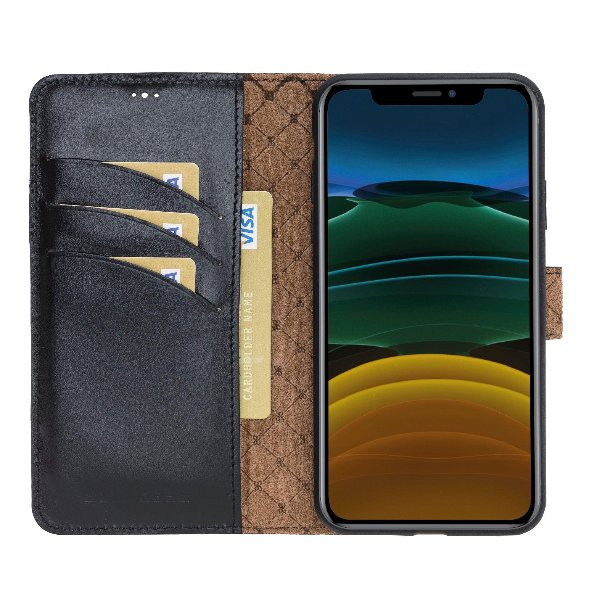Magic iPhone 11 Pro Genuine Leather Detachable Wallet Case